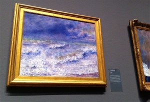 Pierre-August Renoir's "Seascape" at the Chicago Art Institute